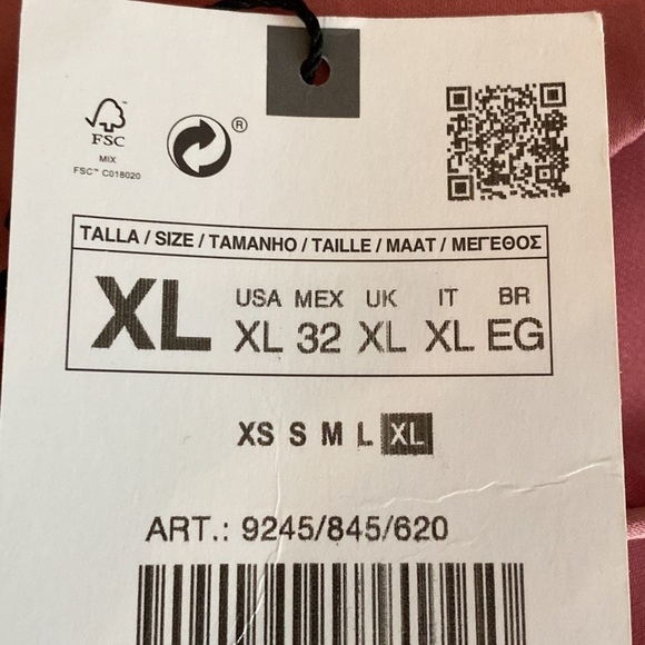 Zara Pink Satin Midi Dress - Picture 10 of 13